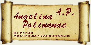 Angelina Polimanac vizit kartica